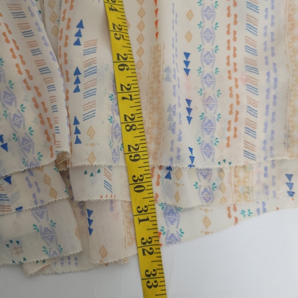 Sanctuary Tribal Print Summer midi spaghetti strap Dress sz small - Picture 10 of 12